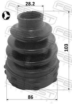 Soufflet de cardan FEBEST ref. 2515-BOX3DT
