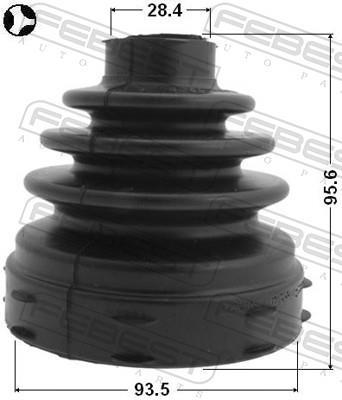 Fuelle, árbol de transmisión FEBEST ref. 2515-BOX3T