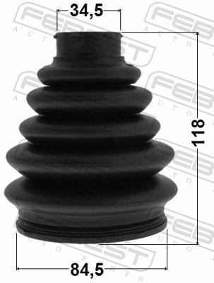 Fuelle, árbol de transmisión FEBEST ref. 2517-C5