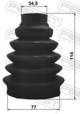 Fole de cardã FEBEST ref. 2517P-C3