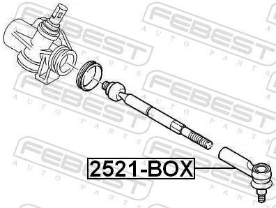 Rotule de direction FEBEST ref. 2521-BOX