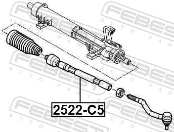 Tirante da direção FEBEST ref. 2522-C5