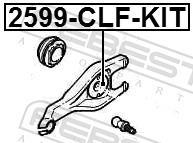 Kit d'assemblage, cylindre récepteur d'embrayage FEBEST ref. 2599-CLF-KIT