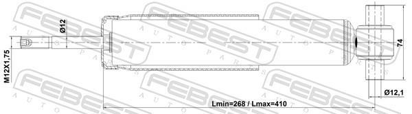 Amortisseurs FEBEST ref. 27110-002R