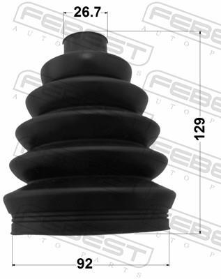 Joint-soufflet, arbre de commande FEBEST ref. 2717P-S80