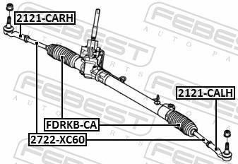 Tirante da direção FEBEST ref. 2722-XC60