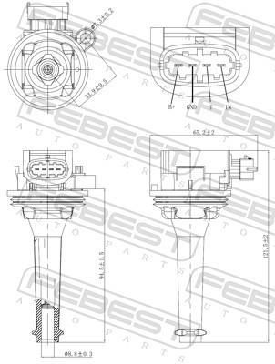 Bobina de encendido FEBEST ref. 27640-001
