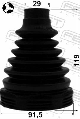 Fuelle, árbol de transmisión FEBEST ref. 2915-FLIIFT