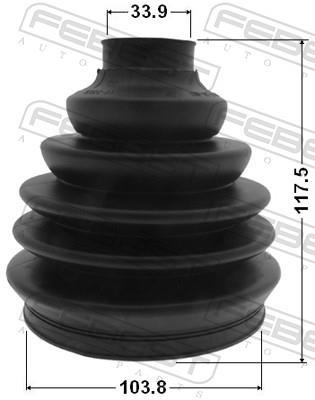 Joint-soufflet, arbre de commande FEBEST 2917P-RRIIIR
