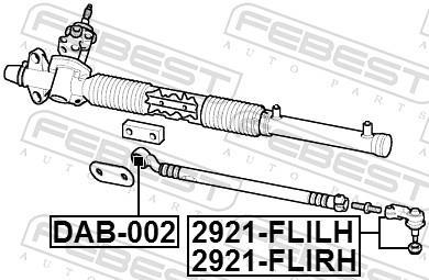 Rótula barra de dirección FEBEST ref. 2921-FLILH