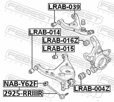 Triangle de suspension FEBEST ref. 2925-RRIIIR
