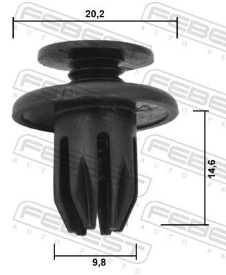 Clip, listón FEBEST ref. 88570-046