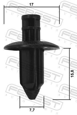 Clip, enjoliveur FEBEST ref. 88570-085