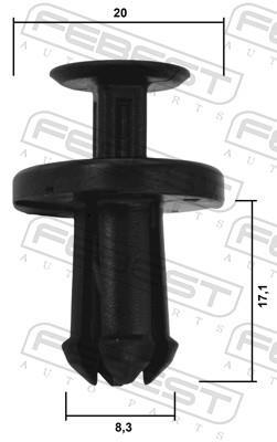 Clip, enjoliveur FEBEST ref. 88570-097