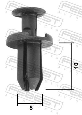 Clip, enjoliveur FEBEST ref. 88570-101