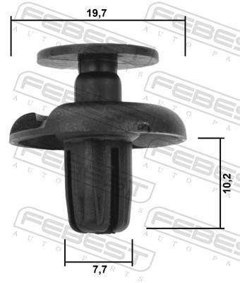 Clip, enjoliveur FEBEST ref. 88570-113