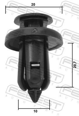 Clip, enjoliveur FEBEST ref. 88570-119