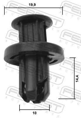 Clip, enjoliveur FEBEST ref. 88570-122