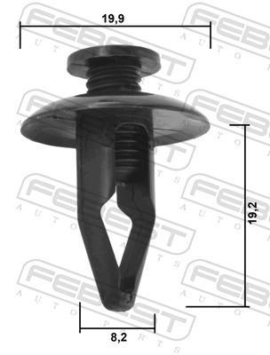 Clip, listón FEBEST ref. 88570-136