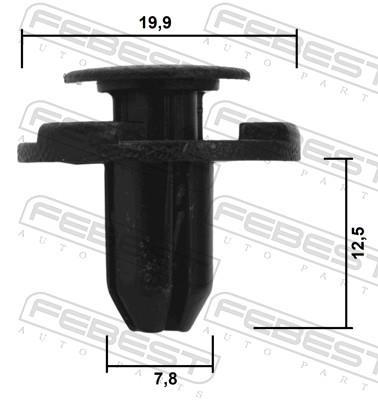 Clip, enjoliveur FEBEST ref. 88570-140