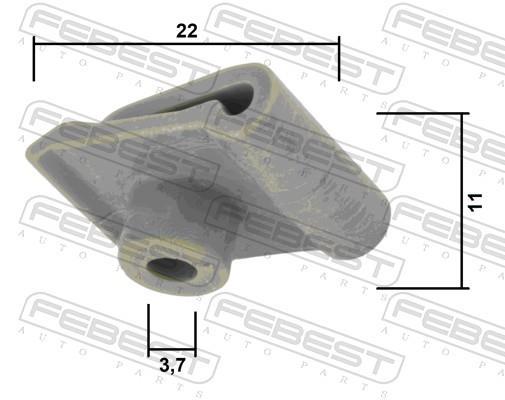 Clip, enjoliveur FEBEST ref. 88570-142