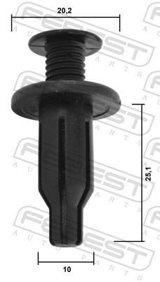 Clip, enjoliveur FEBEST ref. 88570-149