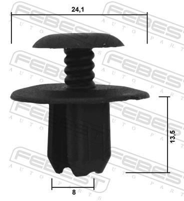 Clip, enjoliveur FEBEST ref. 88570-181