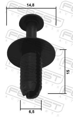 Clip, enjoliveur FEBEST ref. 88570-182