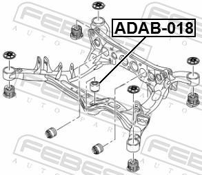 Bucha de eixo FEBEST ref. ADAB-018
