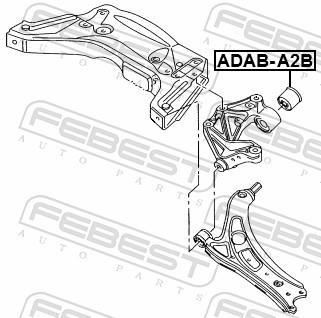 Suspensão, braço oscilante FEBEST ref. ADAB-A2B