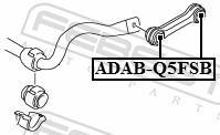 Suspension, jambe d'essieu FEBEST ref. ADAB-Q5FSB