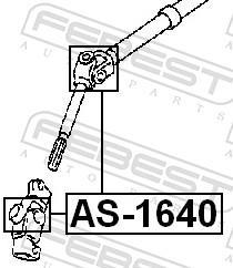 Joint, arbre de direction FEBEST ref. AS-1640
