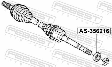 Rolamento eixo balanceador FEBEST ref. AS-356216