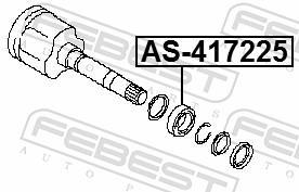 Palier, arbre moteur FEBEST ref. AS-417225