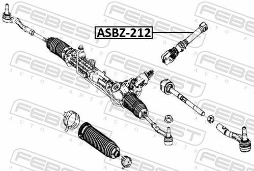 Árbol de dirección FEBEST ref. ASBZ-212