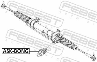 Arbre de direction FEBEST ref. ASK-BONG