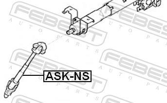 Arbre de direction FEBEST ref. ASK-NS
