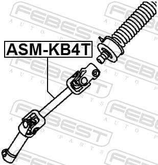 Arbre de direction FEBEST ref. ASM-KB4T