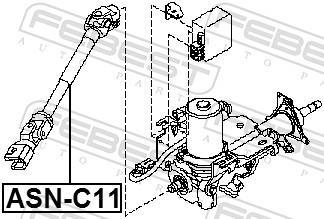 Arbre de direction FEBEST ref. ASN-C11