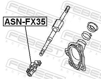 Arbre de direction FEBEST ref. ASN-FX35