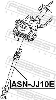 Árbol de dirección FEBEST ref. ASN-JJ10E