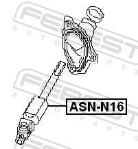 Árbol de dirección FEBEST ref. ASN-N16