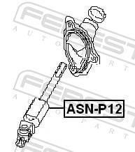Arbre de direction FEBEST ref. ASN-P12