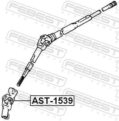 Joint, arbre de direction FEBEST AST-1539