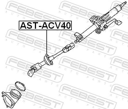 Arbre de direction FEBEST ref. AST-ACV40