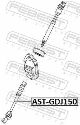 Árbol de dirección FEBEST ref. AST-GDJ150