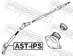 Arbre de direction FEBEST ref. AST-IPS