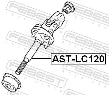 Arbre de direction FEBEST AST-LC120