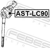 Joint, arbre de direction FEBEST ref. AST-LC90