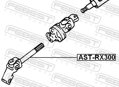 Arbre de direction FEBEST ref. AST-RX300